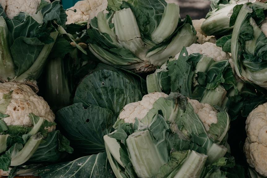 nutritional details of cauliflower