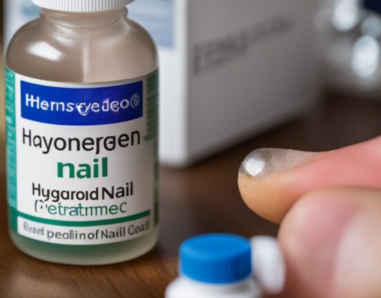 tötet Wasserstoffperoxid Nagelpilz