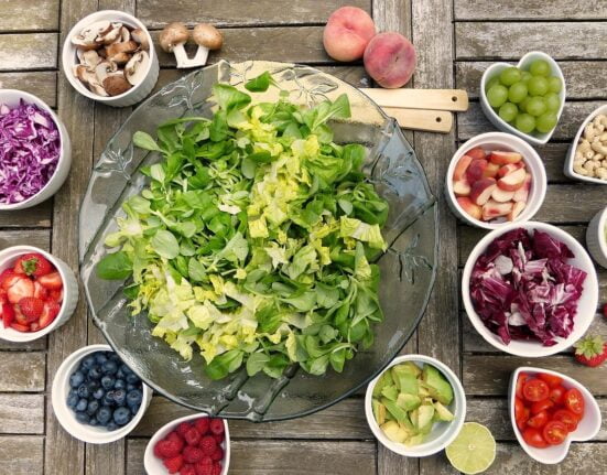 salad, fruit, berry